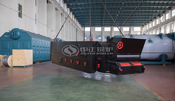 信之諾電子4噸WNS系列三回程天然氣蒸汽低氮鍋爐項目