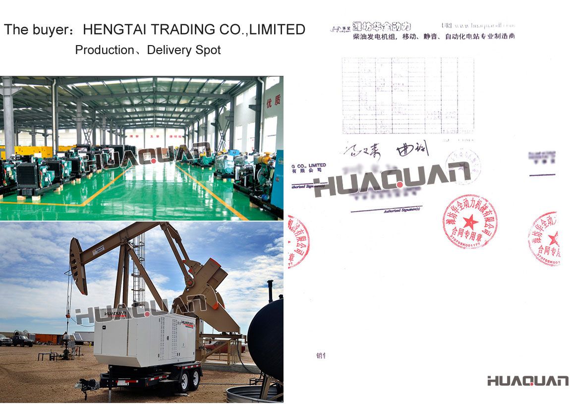 安哥拉客戶購(gòu)買200kw 100kw 50kw玉柴發(fā)電機(jī)組 5臺(tái)水泵