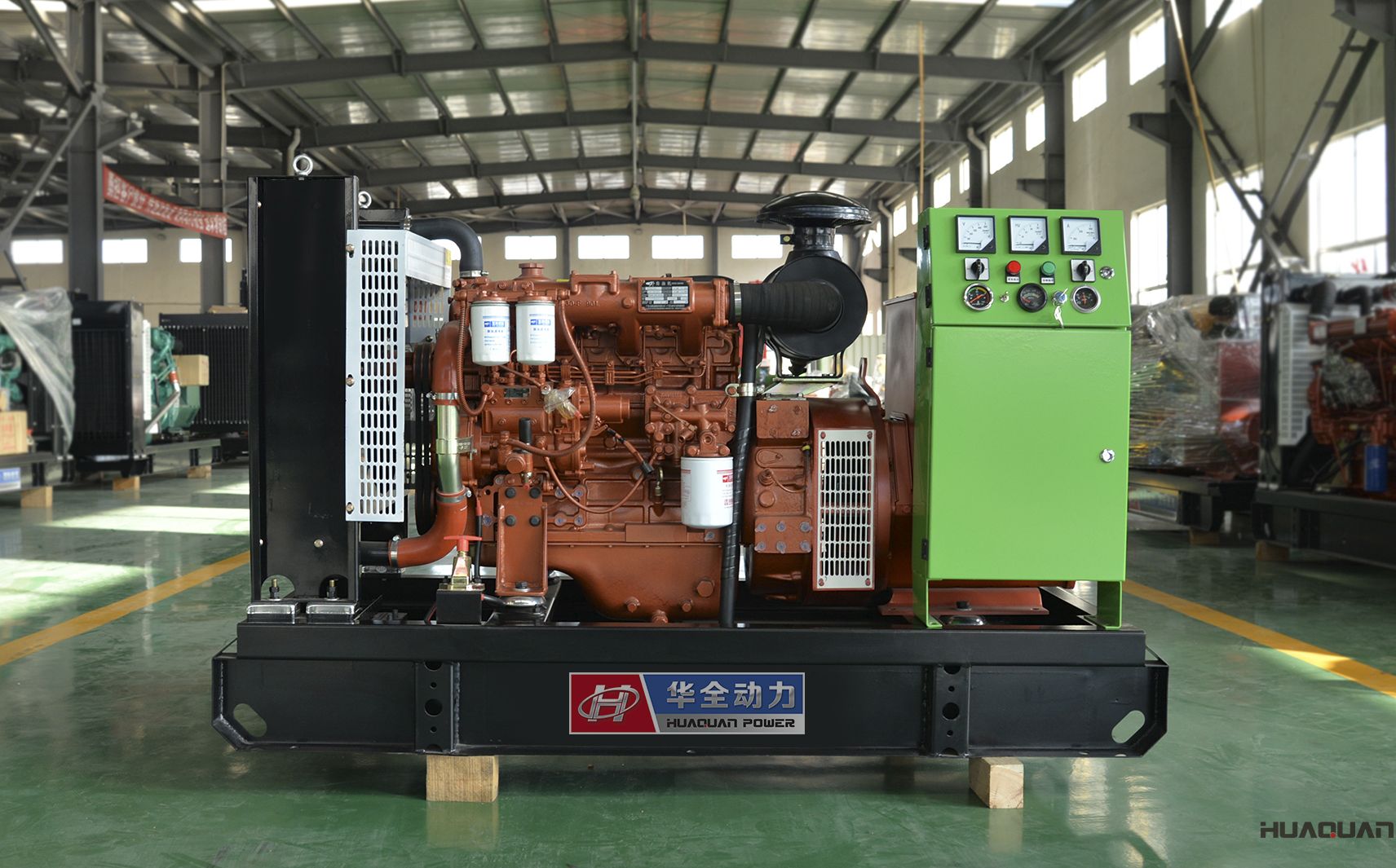 2018年4月18日華全動(dòng)力40kw四保護(hù)柴油發(fā)電機(jī)組發(fā)往泰國(guó)