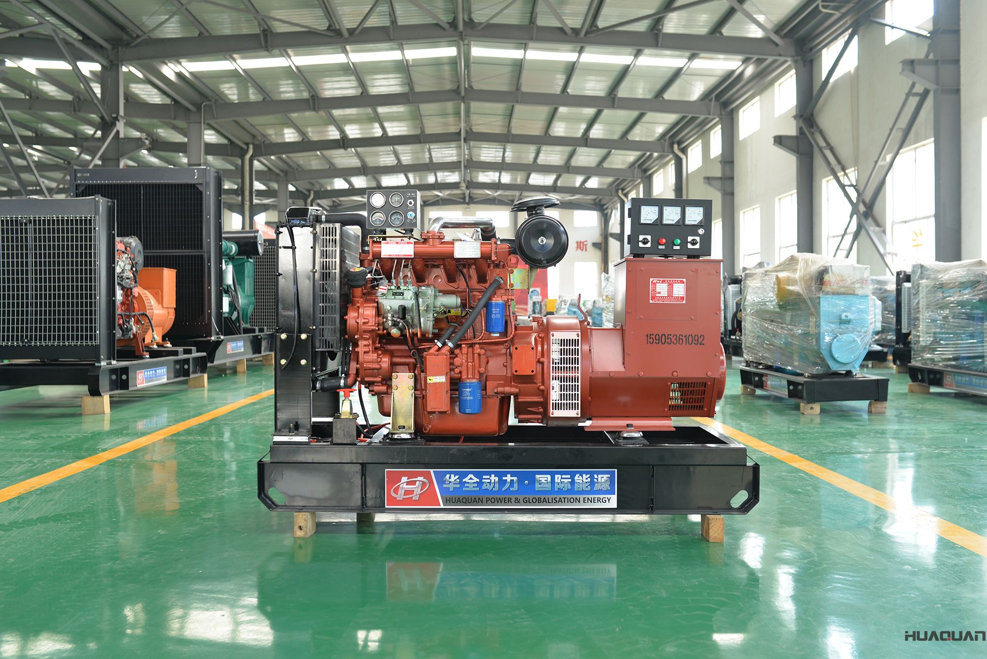 2018年4月26日華全動(dòng)力一臺(tái)50kw發(fā)電機(jī)組發(fā)往河南省 