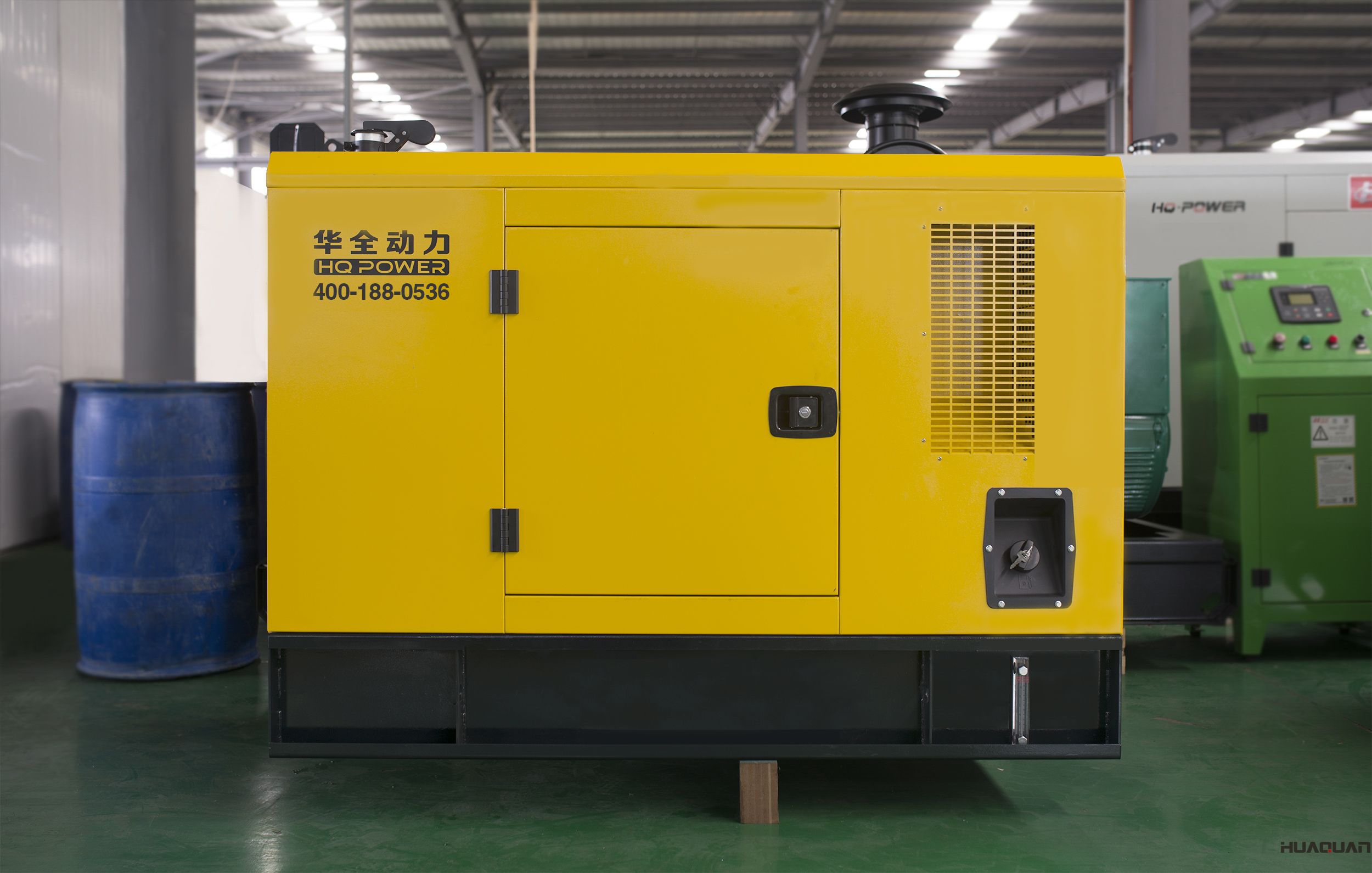 2018年4月27日華全動(dòng)力16kw靜音箱發(fā)電機(jī)組發(fā)往寒亭