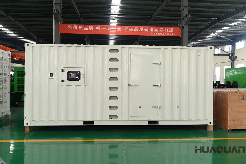 一臺1000kw靜音箱柴油發(fā)電機組于2018年5月10日順利發(fā)往山東省濟南市
