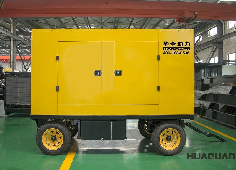 5月11日一臺400kw移動拖車發(fā)電機組從華全順利發(fā)往廣東省韶關