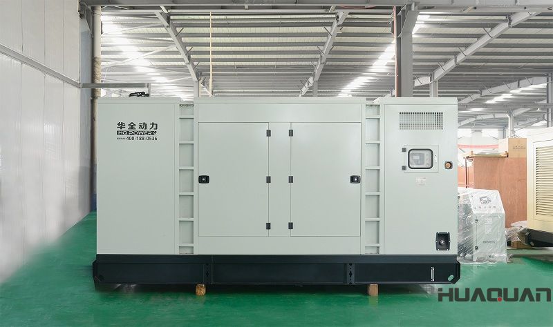 2018年5月28日一臺(tái)400kw防雨棚柴油發(fā)電機(jī)組從華全順利發(fā)往平度元橋村