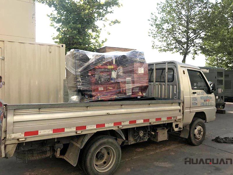 一臺HQ40GF標配柴油發(fā)電機組在6.25號，發(fā)往山東省濱州