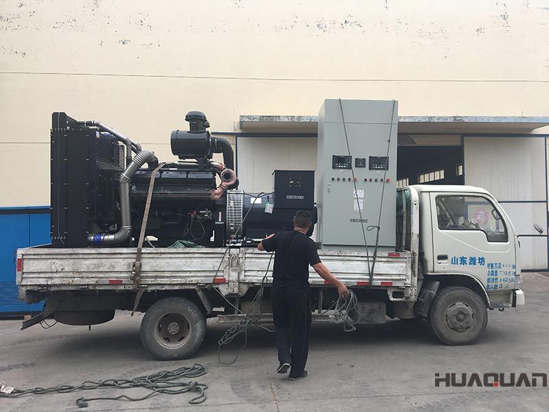 兩臺自動化發(fā)電機組在6.27號分別發(fā)往江蘇省、河南省