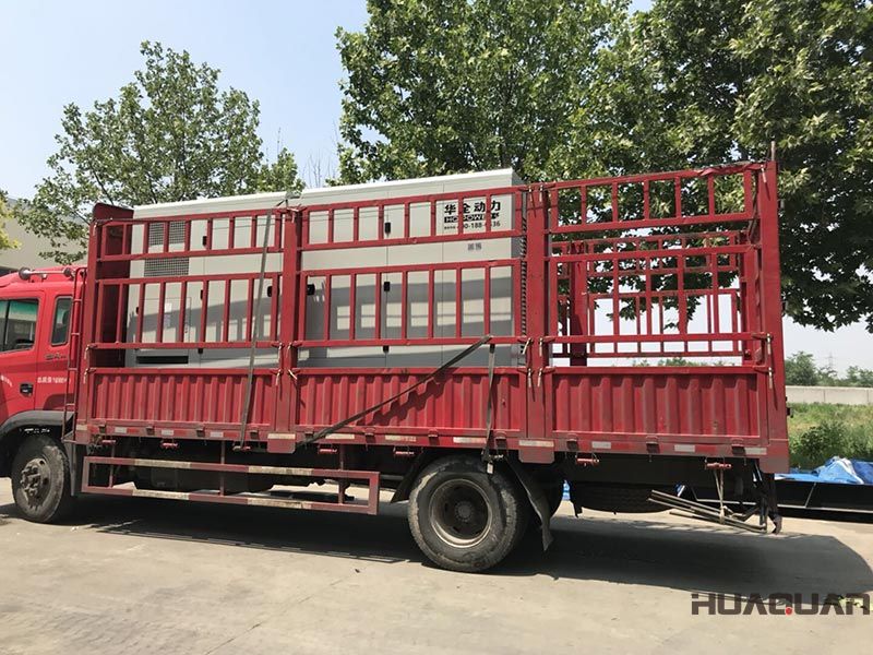 郭先生訂購(gòu)的HQ50GF柴油發(fā)電機(jī)組在6.1號(hào)順利發(fā)往河南省