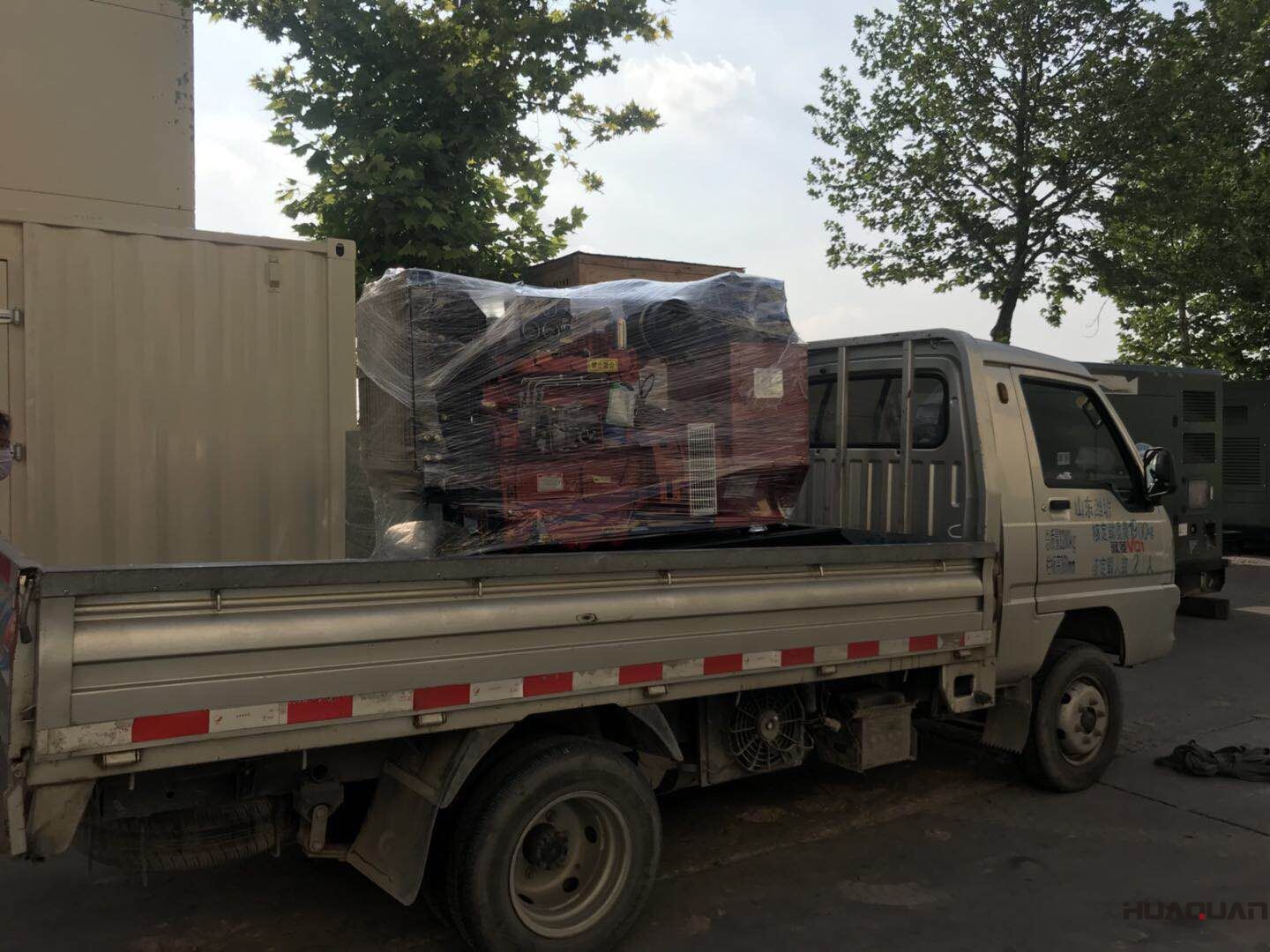 一臺(tái)40kw標(biāo)配柴油發(fā)電機(jī)組于8月18日順利發(fā)往黃島港口