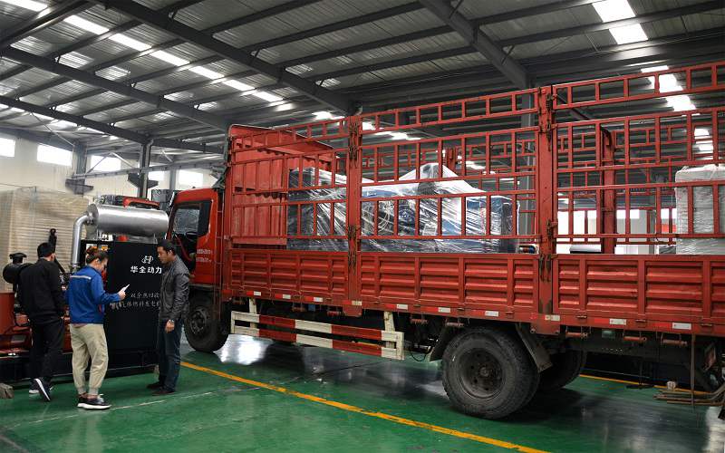 3月2日，一臺50kw標配柴油發(fā)電機組伴隨春天的氣息，從華全動力發(fā)往安徽省