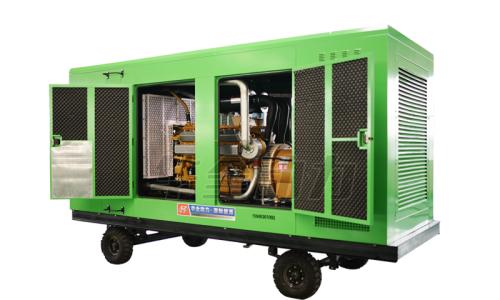 一臺(tái)靜音式防雨棚發(fā)電機(jī)組被華全動(dòng)力檢查無(wú)誤后，于3月25日發(fā)往安徽省