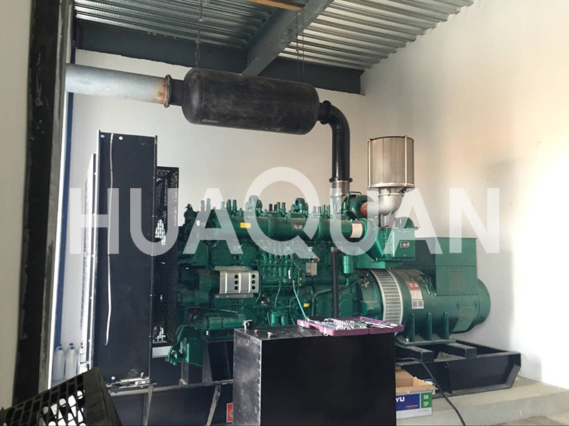 云南昆明航天城450KW發(fā)電機組電站