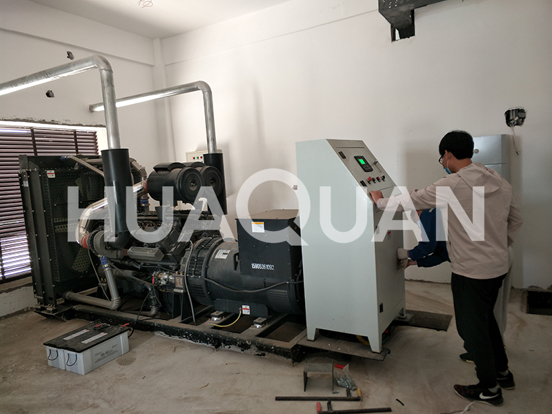 遼寧省葫蘆島某大學450kW發(fā)電機組電站項目